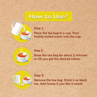 Tetley | Lemon Flavoured Refreshing Tea | Black Tea | 50 Tea Bags, 100 Grams