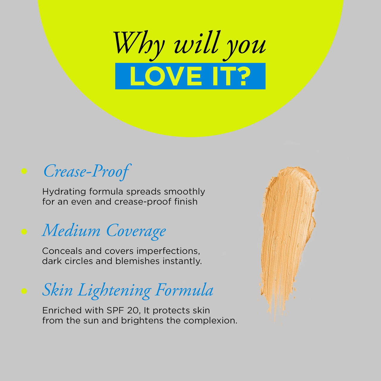 Shryoan Face & Body Concealer Long-Lasting Coverage for All-Day Wear| Naturelle