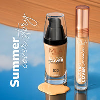 Mila Beauté Built to Cover Liquid Foundation I Medium to Buildable Coverage I Matte Finish I Lightweight I SPF 20 I Super Hydrating with Hyaluronic Acid (D-1-Caramel, 30ml)