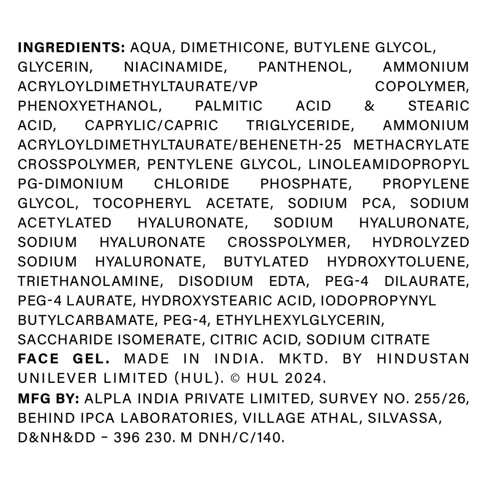 Novology Acne Light Moisturizing Gel with Hyaluronic Acid, Glycerin, Pro-Vitamin B5 & Niacinamide | For Oily, Acne Prone Skin| Non-Sticky Hydration for upto 100 hours | 50 g