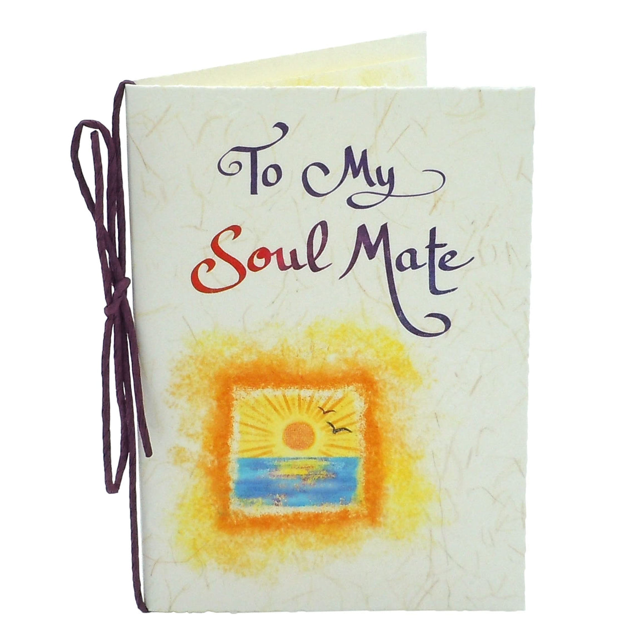 Blue Mountain Arts Love Card—For a Husband, Wife, Spouse, Partner, or Significant Other for Any Occasion (To My Soul Mate) yellow and blue