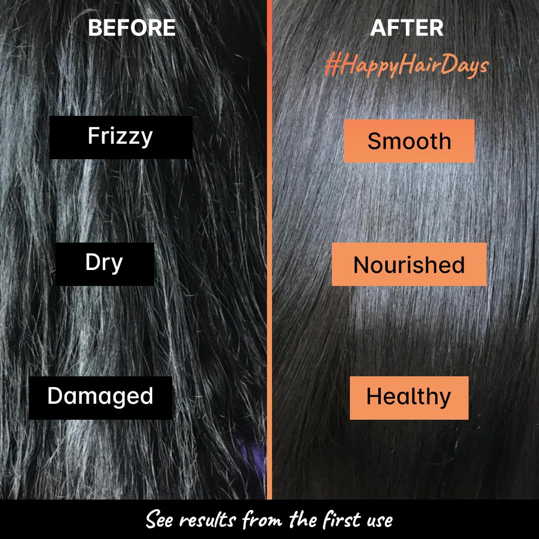 2.Oh! Italian Hair Repair Serum In Crème | For Dry Frizzy Hair with Active Repair Catalysts | Prevents Frizz and Breakage | Hair Serum for Women and Men | Keratin, Argan Oil | Lightweight, Non-Greasy