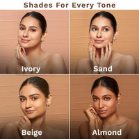 Pilgrim Full Coverage Dream Matte Liquid Concealer 7.3ml | Concealer for Dark Circles with Australian Kakadu Plum & Hyaluronic Acid | Crease resistance & Lightweight | All Day Coverage | Shade Ivory