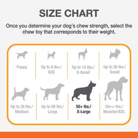 Nylabone Power Chew Dog Toy - Dog Toys for Aggressive Chewers - Indestructible Dog Toys for Aggressive Chewers Large Breed - For Extra Large Dogs - Bacon Flavor X-Large/Souper (1 Count) X-Large/Souper - 50+ lbs.