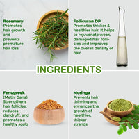 Jovees Herbal Rosemary Water Hair Growth Spray with Follicusan DP (200ml) | Mist Spray for Hair Fall, Strengthens Follicles & Boosts Hair Growth | Adds Shine | Non-Greasy, Lightweight Hair Tonic | For All Hair Types | Reduces Dandruff & Scalp Protection