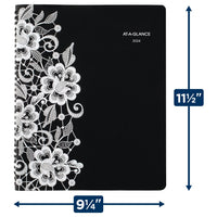 AT-A-GLANCE 2024 Weekly & Monthly Planner, Hourly Appointment Book, 8-1/2