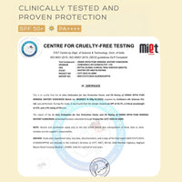 Orimii 100% Pure Mineral Sunscreen SPF 50 with Watery Texture & Zero White Cast | Super Lightweight & Blends Easily on Skin | With Zinc Oxide & Hyaluronic Acid | Fragrance Free & Pregnancy Safe 50ml