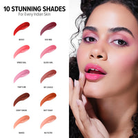 Mila Beauté Gloss Girl Lip Gloss | Enriched With Mango Seed Butter & Hyaluronic Acid | Light Weight & Non-Sticky Formula | Gives Fuller-Lip Effect & Extra Hydration | High Shine Finish-Bossy, 2.8 ml
