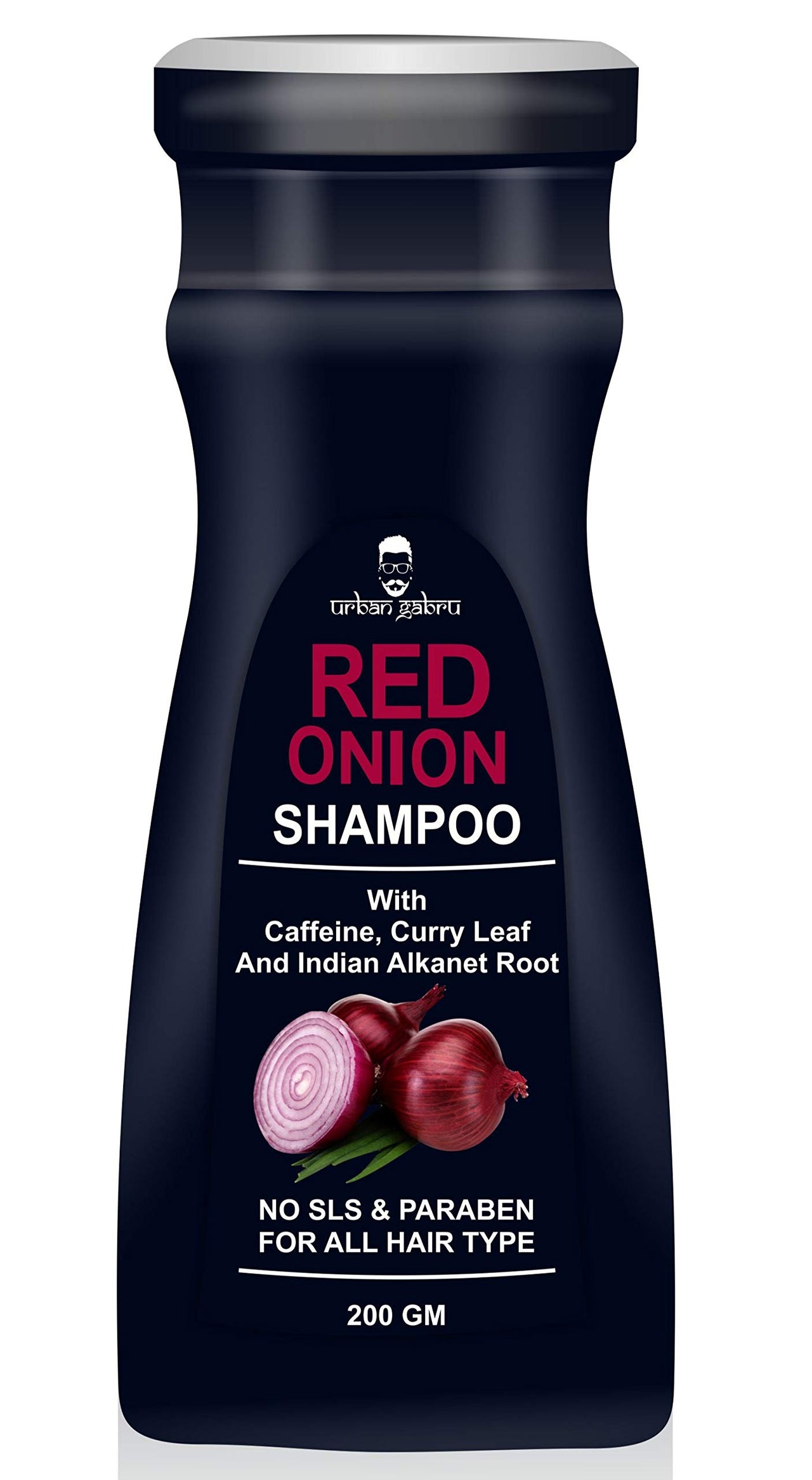UrbanGabru Onion Shampoo For Hair Growth & Hairfall Control - Paraben & Sulphate Free, 200 g & UrbanGabru Charcoal Face Wash With Apple Cider Vinegar For Pimple/Acne Control and Clear Glowing Ski
