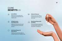 altBeauty Acne Serum with Niacinamide, Salicylic Acid, Mandelic Acid, Azelaic Acid, and Zinc | Helps with Acne and Marks, Control excess Oil & Inflamed skin | Helps Build Defense against acne | 30ml