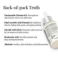 iCosmetiques Spot Correction Face Serum |For Bright, Even Skin Tone |Niacinamide, Hyaluronic Acid & Vitamin C |Infused with Himalayan Glacial Water |Unisex Advance Care Formula |40ml