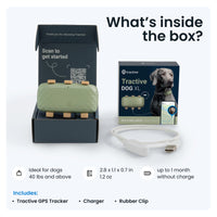 Tractive XL GPS Tracker & Health Monitoring for Dogs (50 lbs+) - Market Leading Pet GPS Location Tracker | Wellness & Escape Alerts | Waterproof | Works with Any Collar (Green)