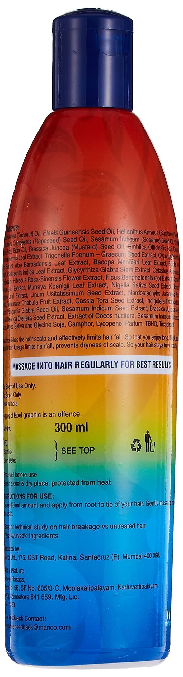 Parachute Advansed Jasmine Coconut Hair Oil with Vitamin E for Healthy Shiny Hair, Non-sticky, 500ml & Advansed Ayurvedic Coconut Hair Oil with Neem, Amla, Bhringraj & 22 Natural Herbs |300ml