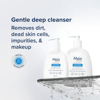 Moiz Cleansing Lotion | Face & Body Cleanser | For Sensitive Skin | With Aloe Vera & Pro-Vitamin B5 | pH 5.6 | Soap, Paraben & Sulphate Free - 200ml