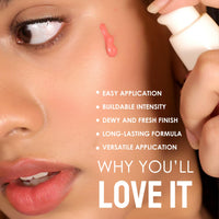 Nourr Liquid Blush - Beachy Peachy | Smudge-Proof, Buildable Intensity | Dewy & Fresh Finish | Long-Wearing Peach Cheek & Lip Stain