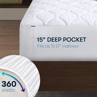 Serta Heated Mattress Pad Twin Size - Electric Mattress Pad, 10 Heat Setting Controller, Auto Shut Off Timer, Deep Elastic Pocket, Up to 17