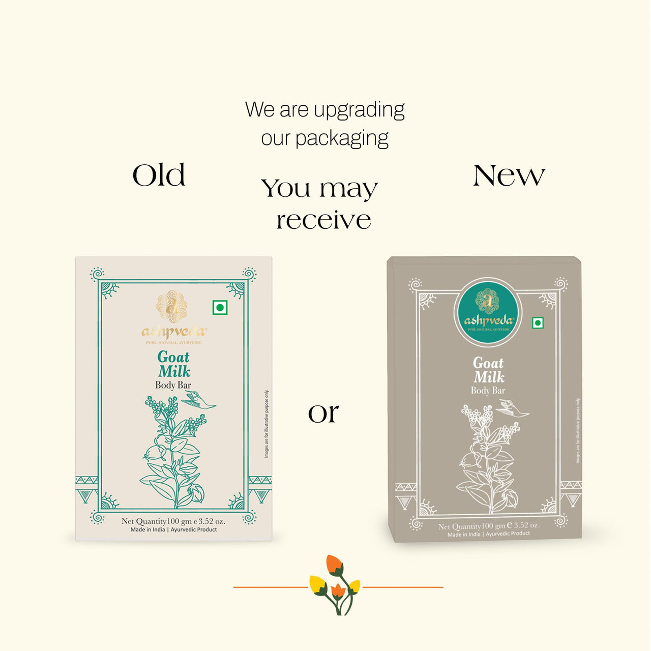 Ashpveda Jojoba Oil & Goat Milk Handmade Bath Soap Bar for Skin Hydration, Nourishment, Tan Removal & Glowing Skin (100gm)