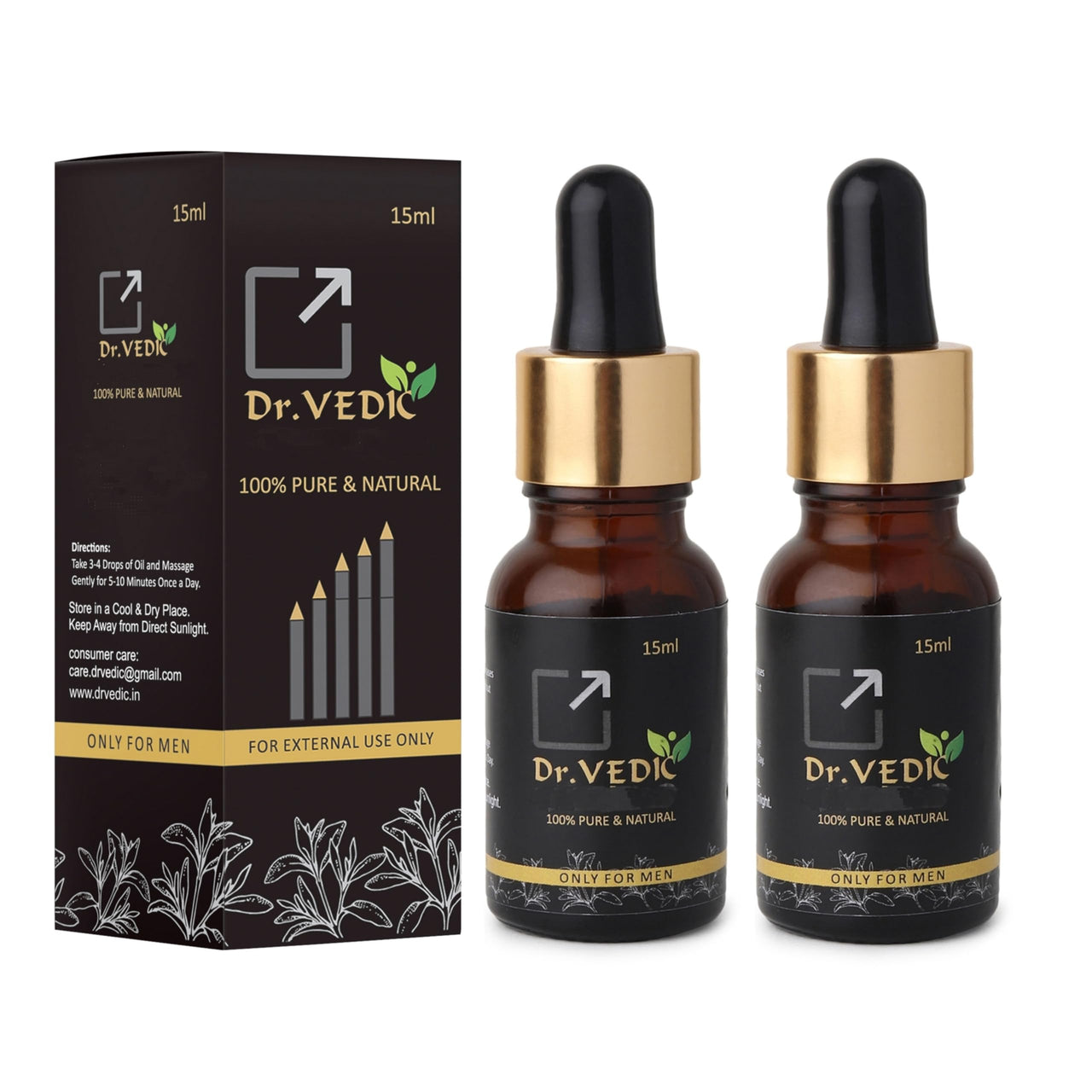 Dr Vedic 100% Pure & Natural Oil Pack of 2