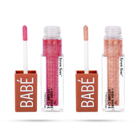Seven Seas Babe Glittery Lip Gloss | Long Lasting | Water & Smudge Proof | Lightweight | Super Moisturising Formula | With High Shine Lip Color For Glossy Look (Hot Pink, Rose, 7ml)