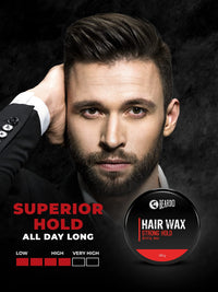 Beardo Stronghold Hair Wax, 100 gm (Pack of 2) | Crystal Hair Wax | Hair Wax Men | Styling Wax | Glossy Finish | Shine | Strong Hold | Hair Wax