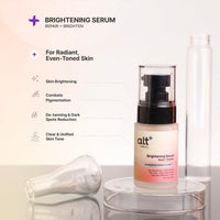 altBeauty Brightening Serum with Vitamin C, Kojic Acid, Glutathione, Alpha Arbutin | Reduces Dark Spots, Tanning and Dullness | Fights Pigmentation, Provides Clear & Uniform Skin Tone | Derma Grade