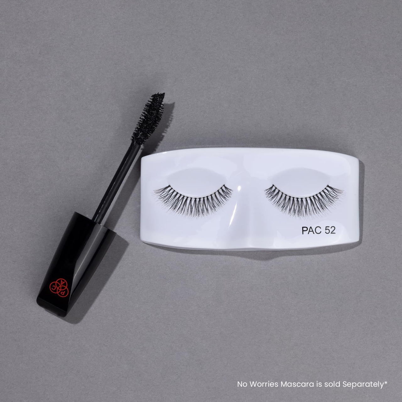 PAC Tapered Eye Lashes for Women (52) | Eye Makeup | Cotton Fake Lashes | No Chemicals or Dyes | Long, Reusable, 3D Natural False Eyelashes Extension (Pack of 1)