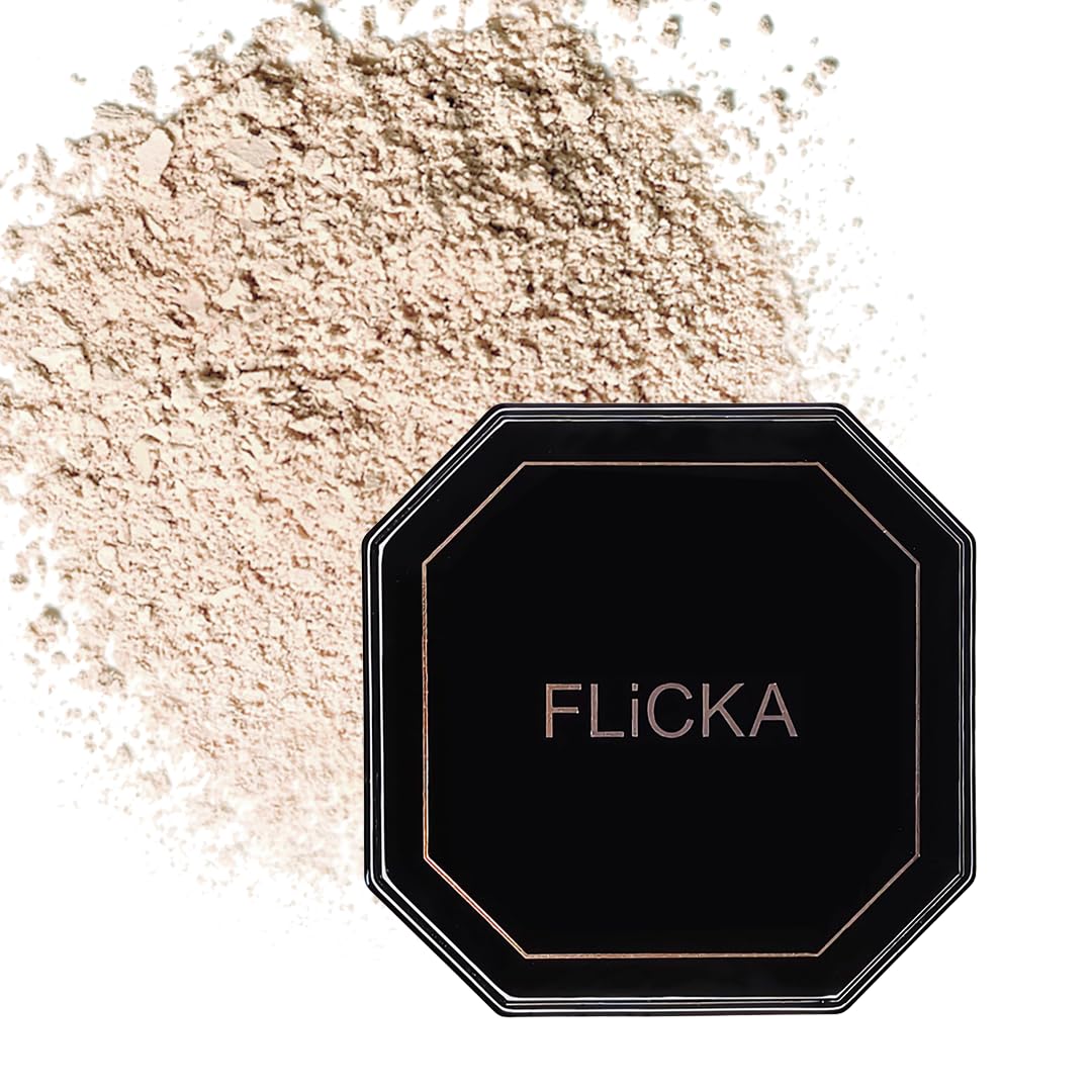 FLiCKA Dust if Off Loose Powder For Face Makeup| Weightless Loose Powder With Smooth & Matte Finish| Suitable For All Skin Types| 03 Skin, 7g