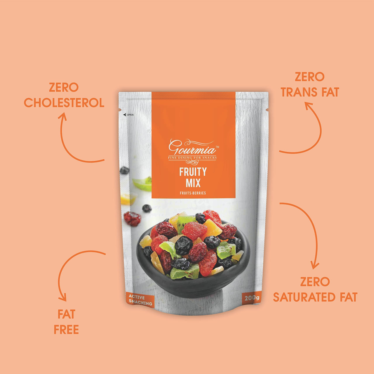 Gourmia Fruity Mix (Fruits & Berries) 200g