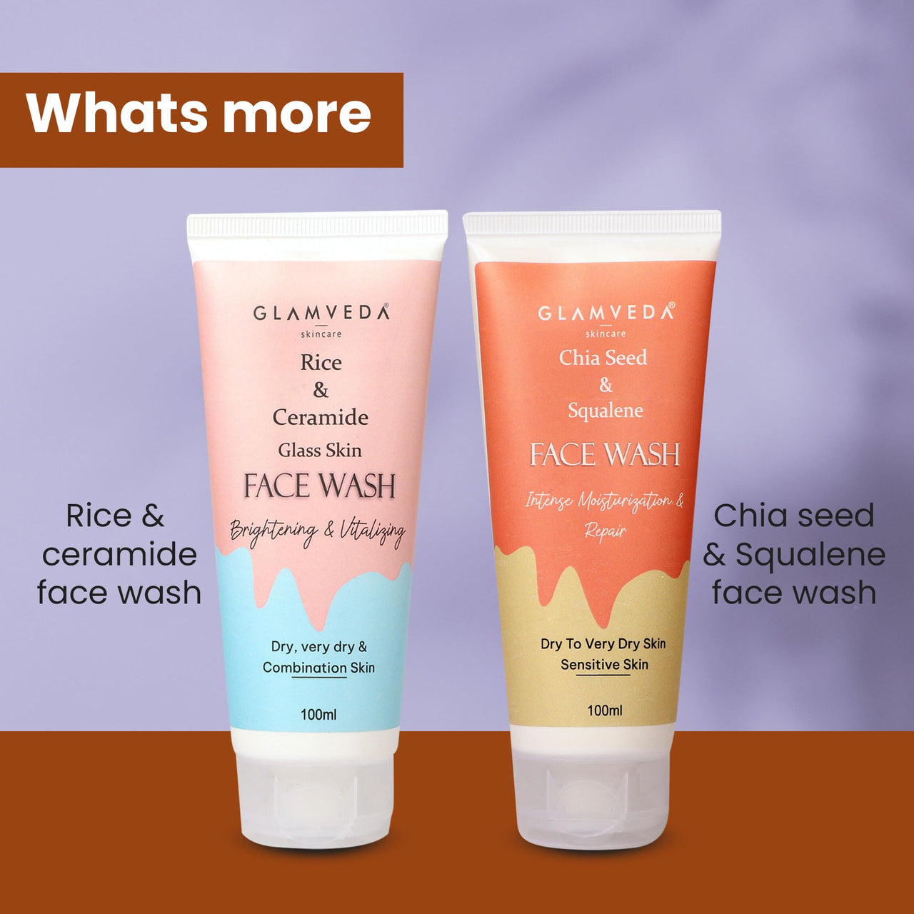 Glamveda Anti pigmentation Face wash combo | For Reduces dark spots & Blemishes | Set of 2 Items | Salicylic Acid & Potato face wash