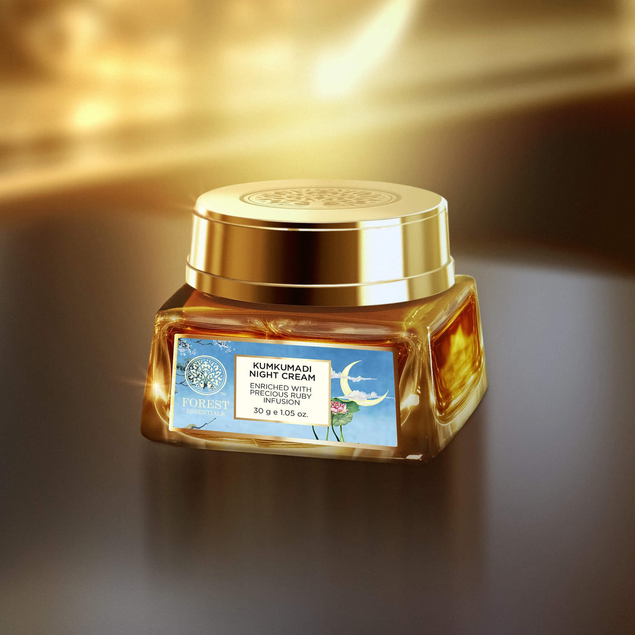 Forest Essentials Kumkumadi Night Cream | Ayurvedic Face Cream with Vitamin C | For Pigmentation & Acne Scars | With Kumkumadi Tailam (Pack of 2)