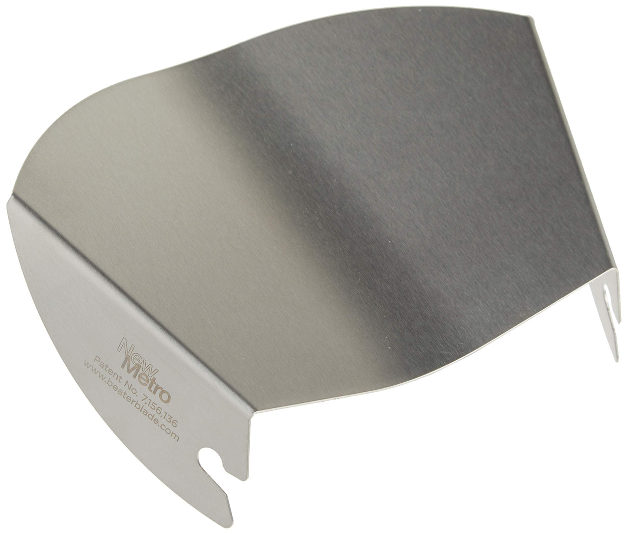 New Metro Design PC-10 Pouring Chute Compatible with KitchenAid Stand Mixer with Stainless Steel Bowl, Silver Set of 1