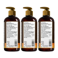 WOW Skin Science Ubtan Body Wash|Tan Removal And Glowing Skin|With Chickpea Flour, Almond, Safron & Turmeric Extract|500 Ml|Pack of 3