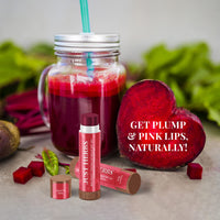 Just Herbs Ayurvedic Pomegrante Alcohol Free Facial Toner & Just Herbs Tinted Lip Balm for Men and Women with SPF 20+ for Dark Lips to Lighten 4 g (Beetroot) Combo