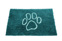 Dog Gone Smart Dirty Dog Microfiber Paw Doormat - Muddy Mats For Dogs - Super Absorbent Dog Mat Keeps Paws & Floors Clean - Machine Washable Pet Door Rugs with Non-Slip Backing | Small Petrol 23