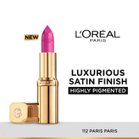 L’Oréal Paris Color Riche Satin Lipstick- 112 Paris Paris, 4.3 gm