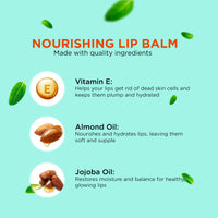 ZM Zayn & Myza Peppermint Lip Balm For Smile-ready Lips | with SPF Protection | Goodness of Almond Oil & Vitamin E | Moisturizes & Repairs Dry Lips, (4.5gm x 2) (Pack of 2)