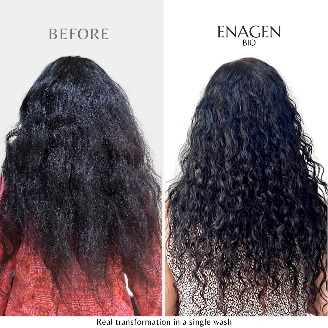 Enagen Bio Premium Hair Care Duo Conditioner: Rinse off & Leave In Conditioner - Multipurpose Hair Savior Nourish, Style, and Transform Your Tresses with Hyaluronic Acid, Quinoa & Argan