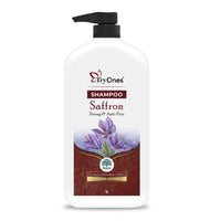 TryOnes Saffron Ayurvedic Anti-dandruff Shampoo for Damaged or Frizzy Hair | Makes Hair Soft, Shiny And Smooth Hair Wash for Men & Women 1000ml