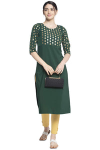 ALC Creation Women's  Crepe Skinny Kurta