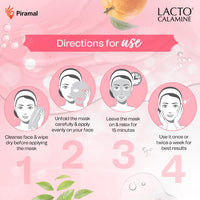 Lacto Calamine Hyaluronic Acid Face Sheet Mask |Instant Hydration |Glycolic Acid & D-Panthenol|30 g