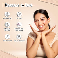 Iba Must Have Waterproof Liquid Foundation - Pure Ivory, 30ml | Full Coverage | Long Lasting | Oil Free & Lightweight Matte Finish | Face Makeup | 100% Natural | Halal Certified & Vegan Makeup