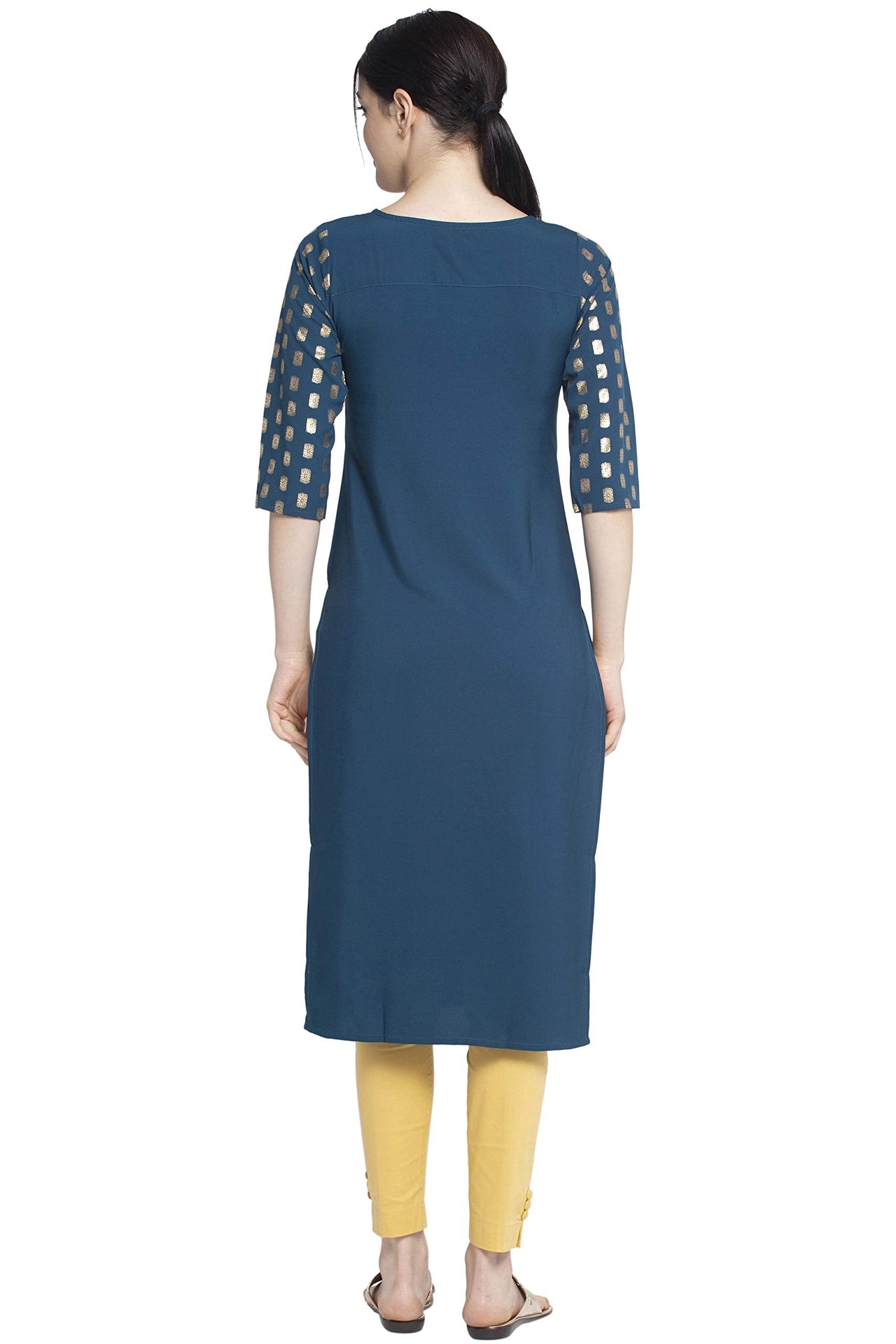 ALC Creation Women's  Crepe Skinny Kurta