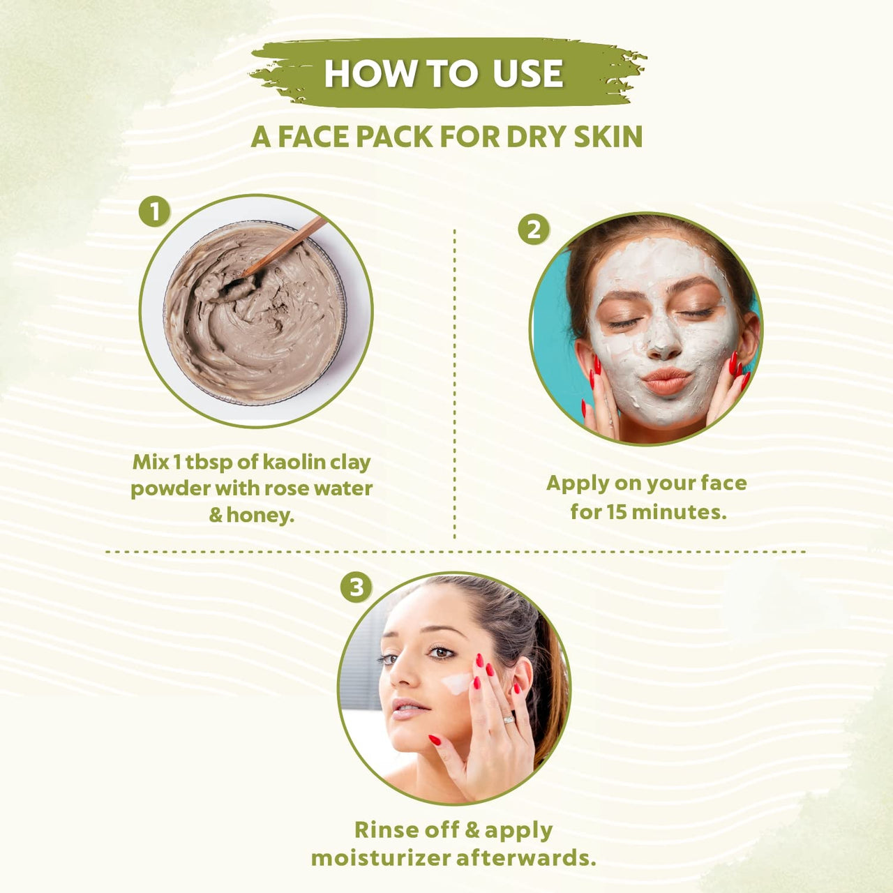 INDUS VALLEY Natural Kaolin Clay Powder | China clay - For Acne, Blackheads And For Glowing Skin 100g