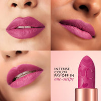 MyGlamm POUT by Karan Johar Intense Matte Plumping Lipstick - Controversial Pout (Fuschia Pink Shade) | Highly Pigmented, Long Lasting, Lightweight, Creamy Matte Lipstick For Lip Makeup (4g)