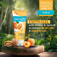 Everyuth Naturals Hydrating & Exfoliating Walnut Apricot Scrub, 100gm, Tube