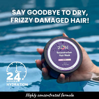 2.Oh! Italian Reconstruction Hair Mask for Frizzy Hair | Hair Mask for Damaged Hair with Deep Conditioning Concentrate | Repair Mask for Dry Hair | Argan Oil Hair Spa Cream for Women and Men