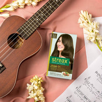 Streax Permanent Hair Colour, 100% Grey coverage, Infused with Argan and Walnut Oil, Long Lasting Cream Hair Colour for Women, Brown Hair Colour, 4.3 Golden Brown, 120 ml, Pack of 2