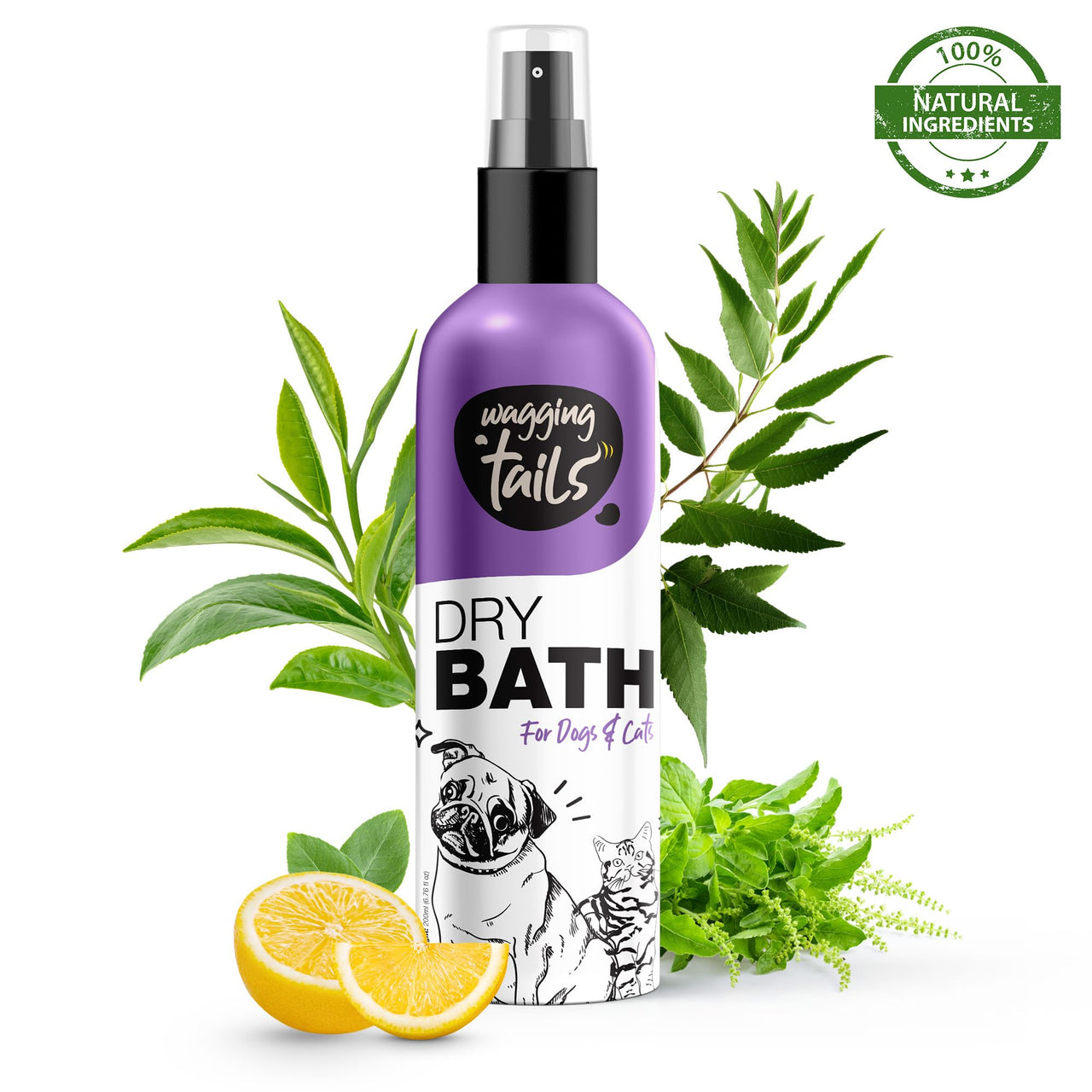Wagging Tails Grooming Combo for Shihtzu | Head to Paw Gift Box 5 in 1 for Pets | Natural Ingredients | Dog Shampoo+Massage Oil+Dry Bath+Paw Butter+Paw Spray