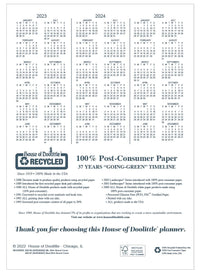 2024 House of Doolittle 8.5-inch x 11-inch Monthly Appointment Book, Blue (26207-24)