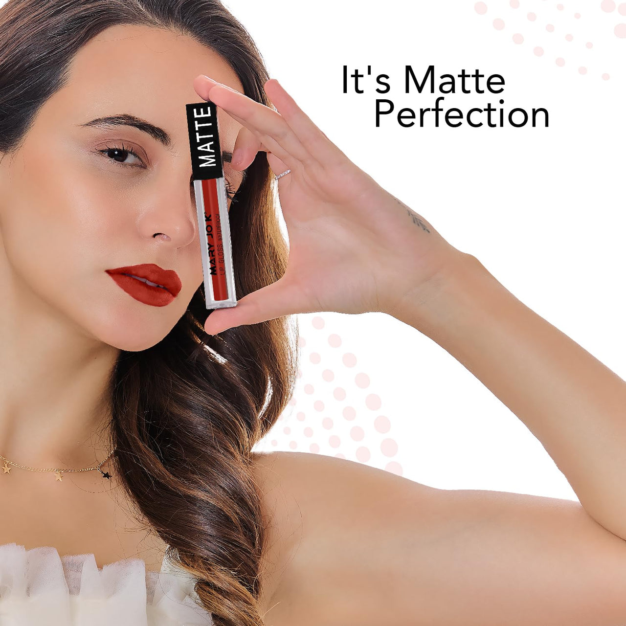 Mary Jo K Matte Lip Gloss, Velvety Non-Sticky Formula, Long-Lasting, 6g